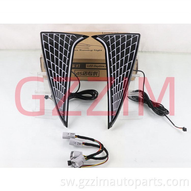 Mchana wa gari Kuendesha taa LED DRL kwa Sienna 2021-2023